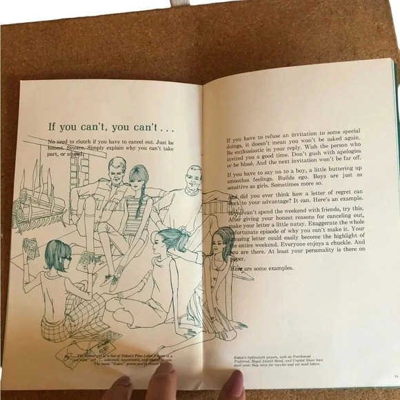 Vintage 50s 60s how to pamphlet on correspondence etiquette Fun Gift Lost Art - Picture 7 of 7